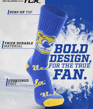 TCK socks UCLA Bruins Mayhem Crew Socks (Made in USA)