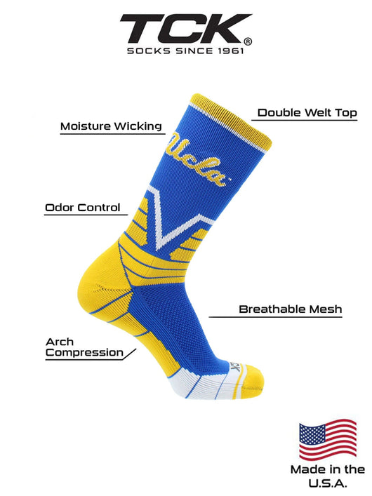TCK socks UCLA Bruins Socks Victory Crew