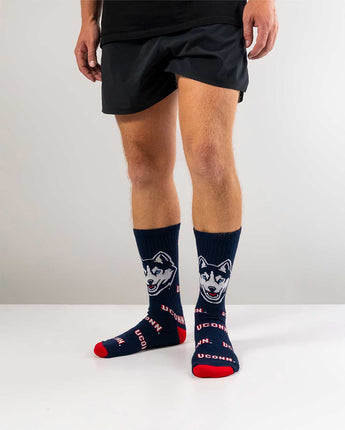 TCK socks UConn Huskies Mayhem Crew Socks (Made in USA)