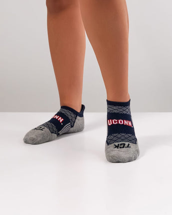 TCK socks UConn Huskies Tour No Show Tab Socks - Made in USA