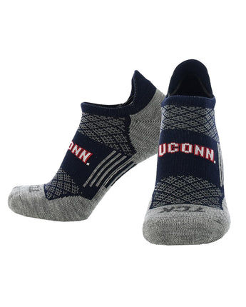 TCK socks UConn Huskies Tour No Show Tab Socks - Made in USA