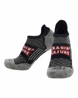 TCK socks UL Lafayette Ragin Cajuns / Large UL Lafayette Ragin Cajuns No Show Tour Socks - Made in USA