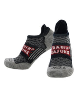 UL Lafayette Ragin Cajuns No Show Tour Socks - Made in USA