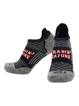 UL Lafayette Ragin Cajuns No Show Tour Socks - Made in USA