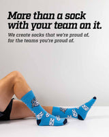 TCK socks UNC Tar Heels Mayhem Crew Socks (Made in USA)