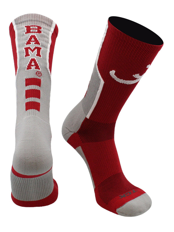 TCK socks University of Alabama Crimson Tide Perimeter Crew Socks