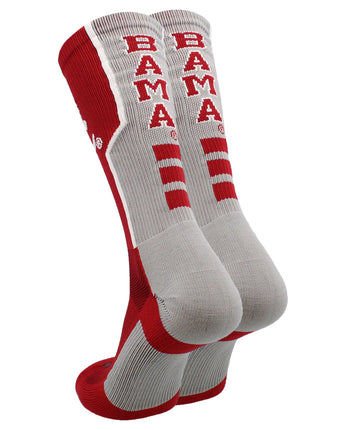 TCK socks University of Alabama Crimson Tide Perimeter Crew Socks
