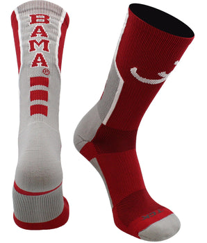 TCK socks University of Alabama Crimson Tide Perimeter Crew Socks