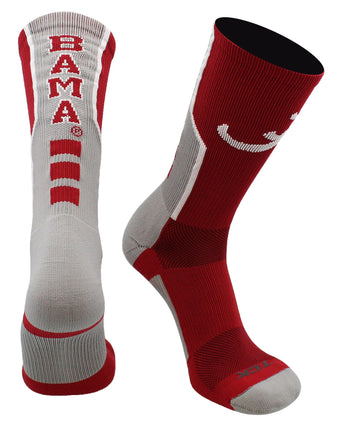 TCK socks University of Alabama Crimson Tide Perimeter Crew Socks