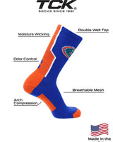 TCK socks University of Florida Gators Socks Perimeter Crew