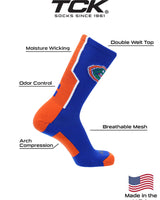 TCK socks University of Florida Gators Socks Perimeter Crew