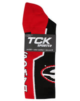 TCK socks University of Georgia Bulldogs Socks Perimeter Crew