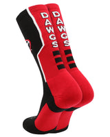 TCK socks University of Georgia Bulldogs Socks Perimeter Crew
