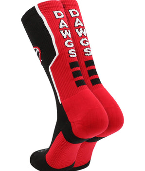 TCK socks University of Georgia Bulldogs Socks Perimeter Crew