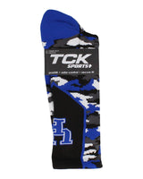 TCK socks University of Kentucky Wildcats Woodland Camo Crew Socks