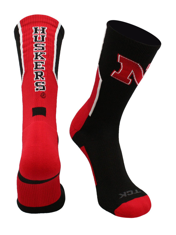 TCK socks University of Nebraska Cornhuskers Socks Perimeter Crew