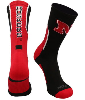 TCK socks University of Nebraska Cornhuskers Socks Perimeter Crew