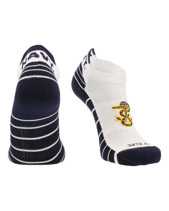 TCK socks US Navy / Large Low Cut Military Socks For Men & Women - Army, Navy, Air Force, Marines