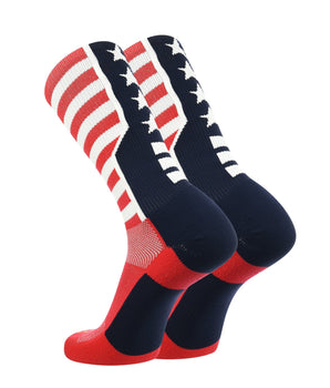 TCK socks USA Flag Crew Socks