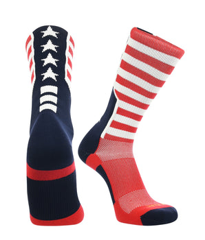 TCK socks USA Flag Crew Socks