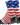 TCK socks USA Flag / Medium Football Spats Cleat Covers