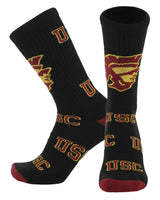 TCK socks USC Red/Gold / Large USC Trojans Mayhem Crew Socks (Made in USA)