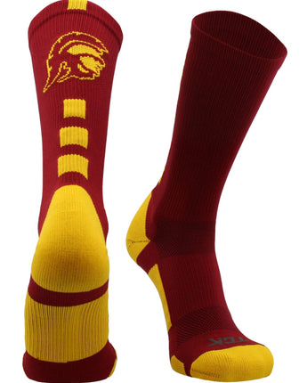 TCK socks USC Trojans Baseline Crew USA Made