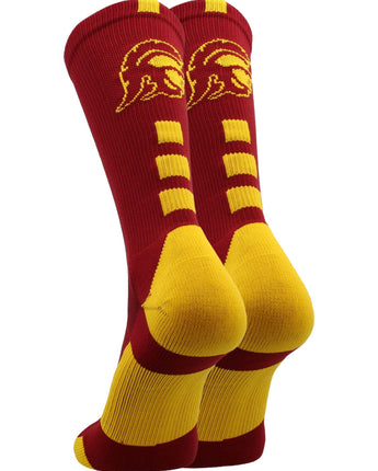 TCK socks USC Trojans Baseline Crew USA Made