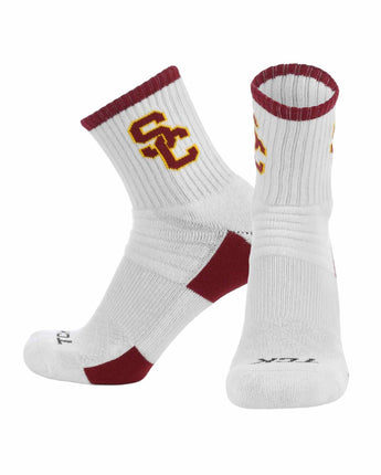 TCK socks USC Trojans / Large NCAA Quarter Socks - USC Trojans