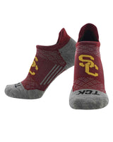 TCK socks USC Trojans / Large USC Trojans Tour No Show Tab Socks - Made in USA