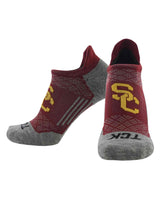 TCK socks USC Trojans / Large USC Trojans Tour No Show Tab Socks - Made in USA