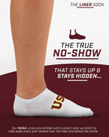 TCK socks USC Trojans / One Size TCK USC Trojans No Show Liner Socks (3-Pack)