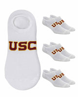 TCK socks USC Trojans / One Size TCK USC Trojans No Show Liner Socks (3-Pack)