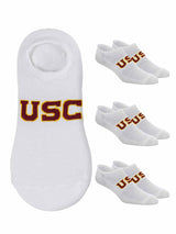TCK socks USC Trojans / One Size TCK USC Trojans No Show Liner Socks (3-Pack)