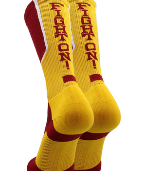 TCK socks USC Trojans Perimeter Crew Socks