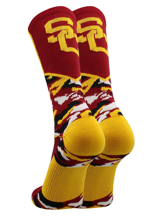 TCK socks USC Trojans Woodland Camo Crew Socks