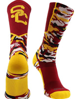TCK socks USC Trojans Woodland Camo Crew Socks