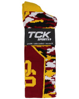 TCK socks USC Trojans Woodland Camo Crew Socks