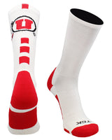 TCK socks Utah Utes Baseline Crew USA Made
