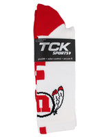 TCK socks Utah Utes Baseline Crew USA Made