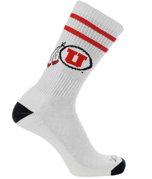 TCK socks Utah Utes / Large Utah Utes | Vintage | NCAA Mens and Womens Soft Cotton Sock