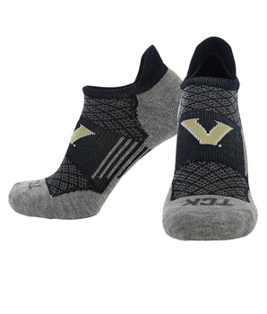 Vanderbilt Commodores No Show Tour Socks - Made in USA