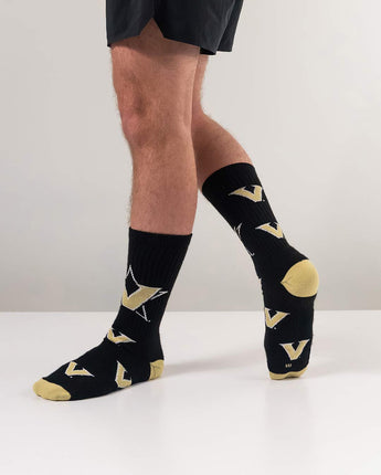 TCK socks Vanderbilt Commodores Mayhem Crew Socks (Made in USA)