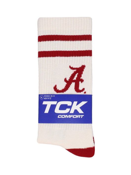 TCK socks Vintage Alabama Crimson Tide Socks NCAA Socks For Men and Womens Soft Cotton Sock