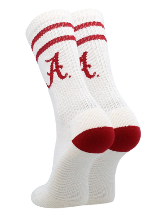 TCK socks Vintage Alabama Crimson Tide Socks NCAA Socks For Men and Womens Soft Cotton Sock