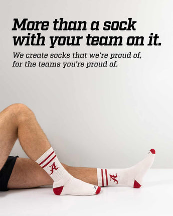 Alabama Crimson Tide | Vintage | NCAA Mens and Womens Soft Cotton Sock