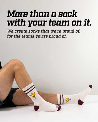 Arizona State Sun Devils | Vintage | NCAA Mens and Womens Soft Cotton Sock