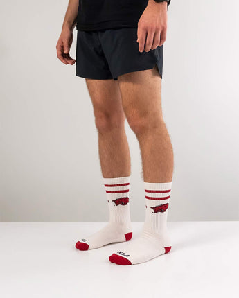 Arkansas Razorbacks | Vintage | NCAA Mens and Womens Soft Cotton Sock