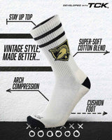 Army West Point | Vintage | NCAA Mens and Womens Soft Cotton Sock
