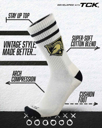 Army West Point | Vintage | NCAA Mens and Womens Soft Cotton Sock